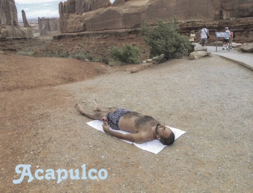 guillermo gudino acapulco anywhere postcards performance contemporary photography sense of place