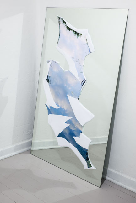 guillermo gudino art islas contemporary landscape abstract photography monet cut-out mirror hand-torn shapes forms selection